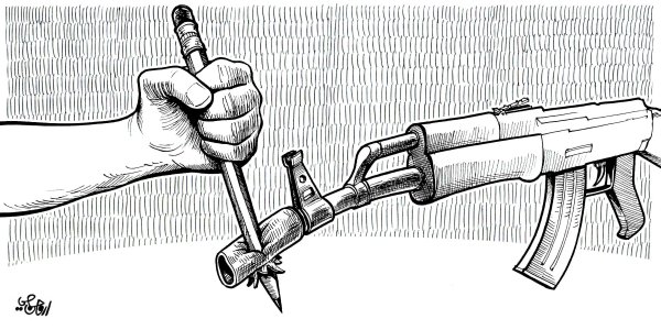 Рисунок на тему терроризм карандашом