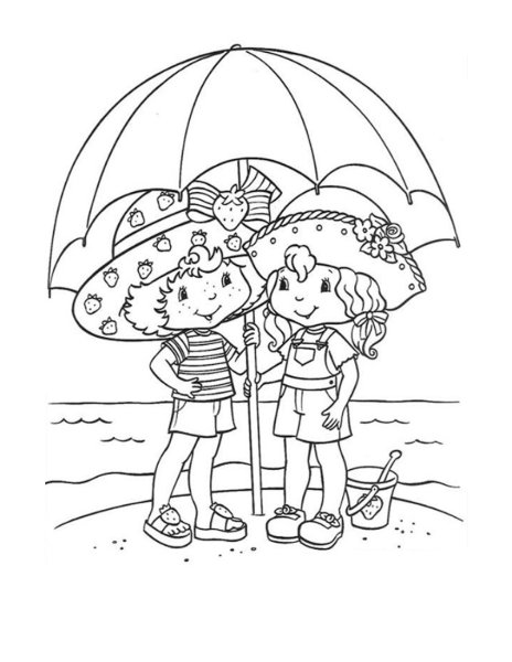 Раскраска. Лето