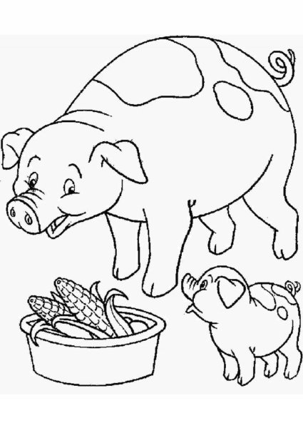 Раскраски домашних животных для детей
