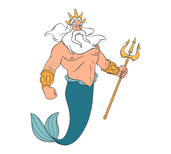 Ариэль и царь Тритон