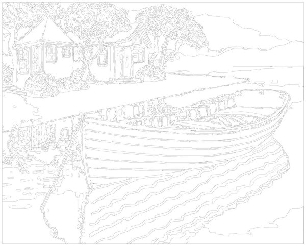 Картины для раскрашивания карандашами