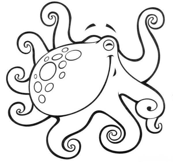 Раскраска морские обитатели