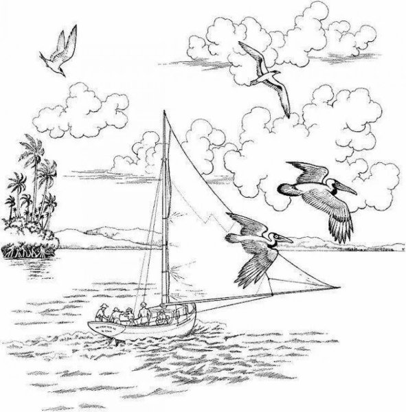 Раскраска Крым