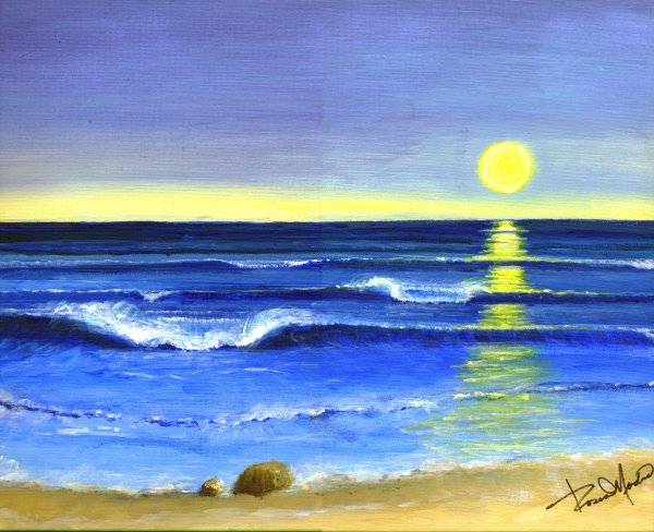 Море рисунок