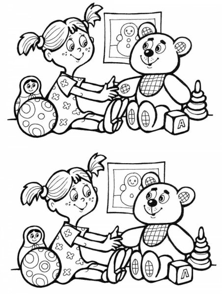 Занятия для детей раскраски