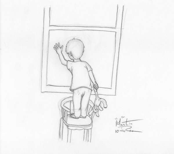 Безопасные окна рисунки детей