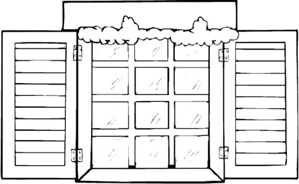 Окно раскраска