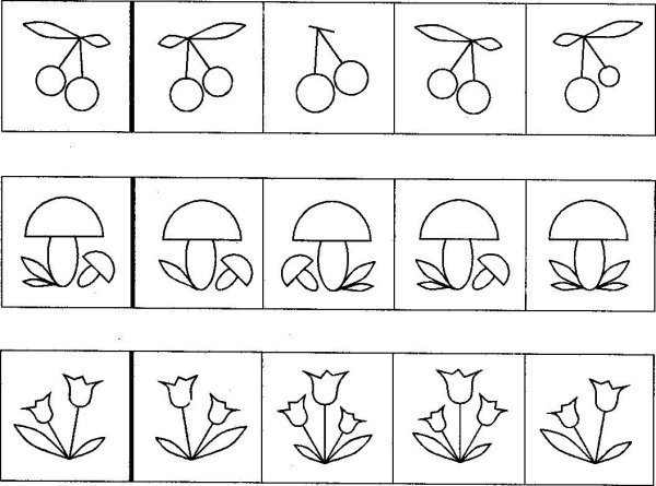 Карточки "для дошкольников"