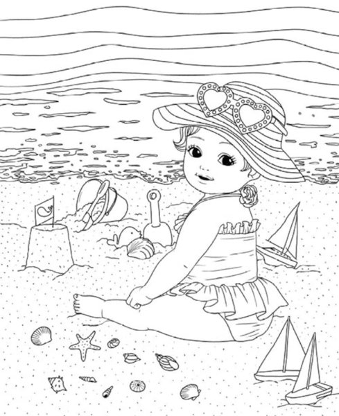 Раскраски для девочеморе