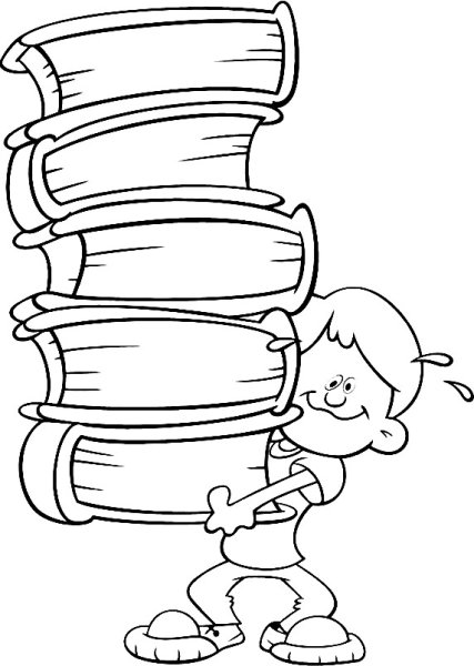 Раскраска "книга"