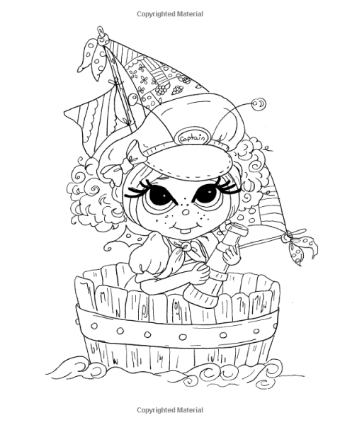 Раскраска кот пират