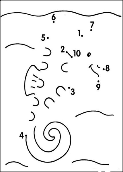 Соединить по точкам до 10