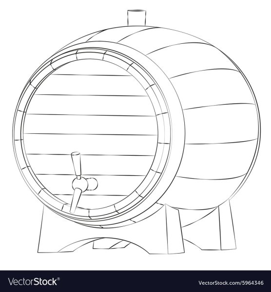 Пивная бочка эскиз