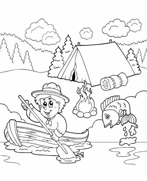 Раскраска поход