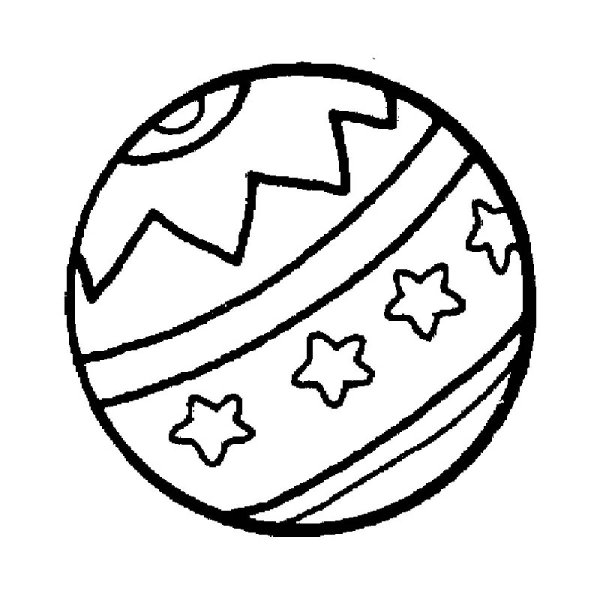 Мяч раскраска для детей