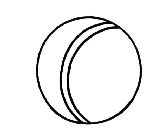 Мячик раскраска для детей