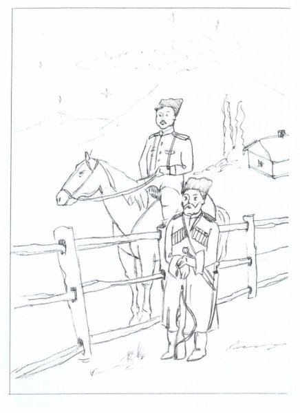 Раскраска казачество