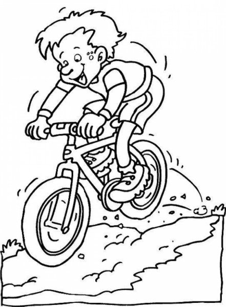 Здоровый образ жизни картинки раскраски