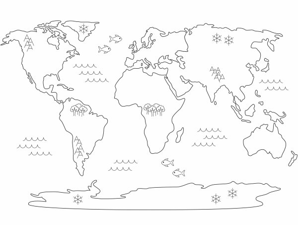 Материки задания для детей