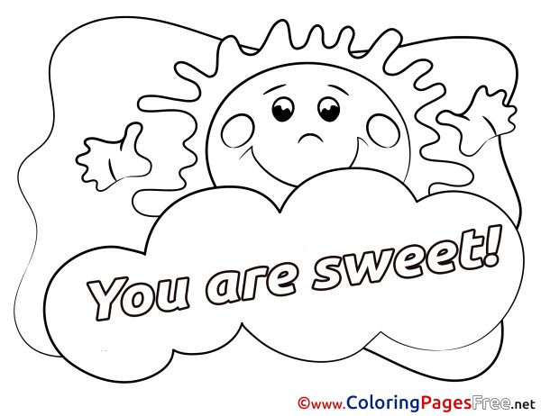 День приветствий раскраски