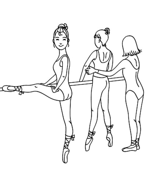 Раскраска хореография