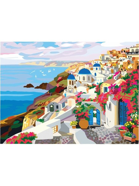 Санторини акрилом