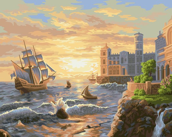 Фрея набор для раскрашивания по номерам