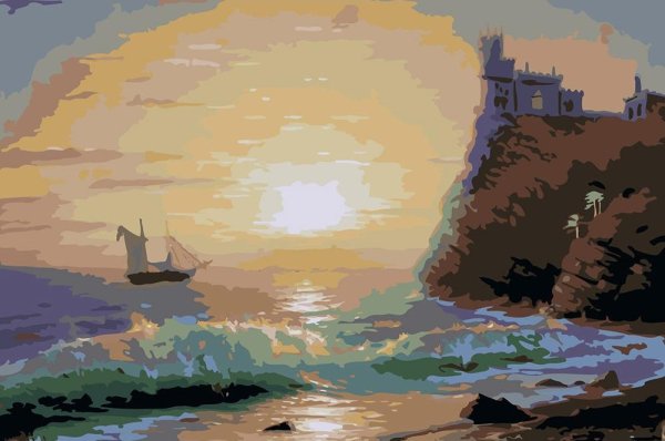 Картина Ласточкино гнездо Горячев