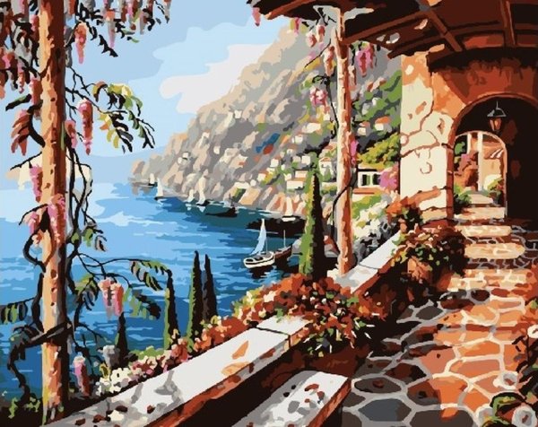 Рисование по номерам на холсте