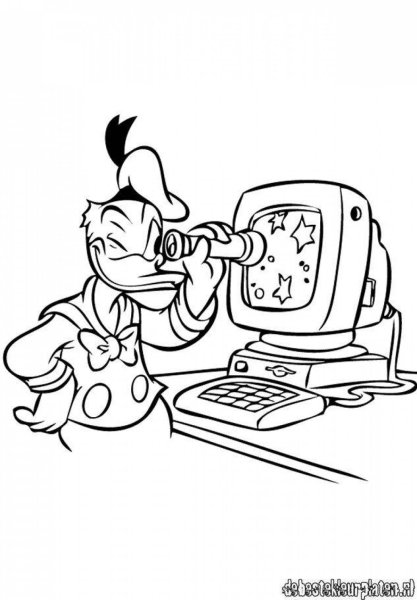 Раскрашивание компьютерных рисунков