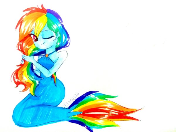 Радуга Дэш Русалка