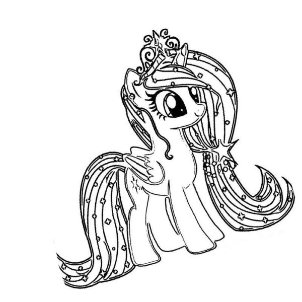 Пони Искорка и Радуга Дэш раскраска