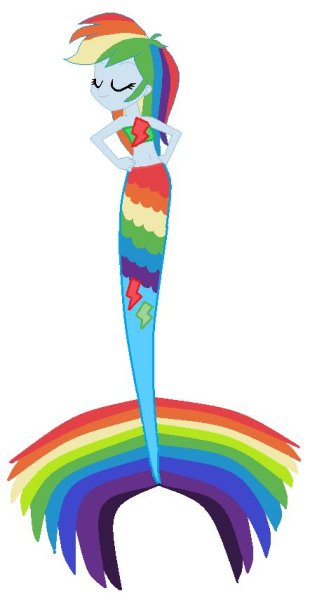 Рейнбоу Дэш Русалка