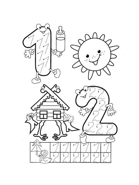 Задания с цифрами для дошкольников