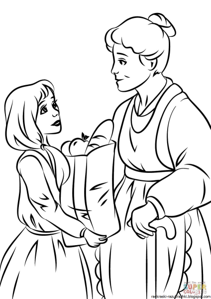 Раскраска добро