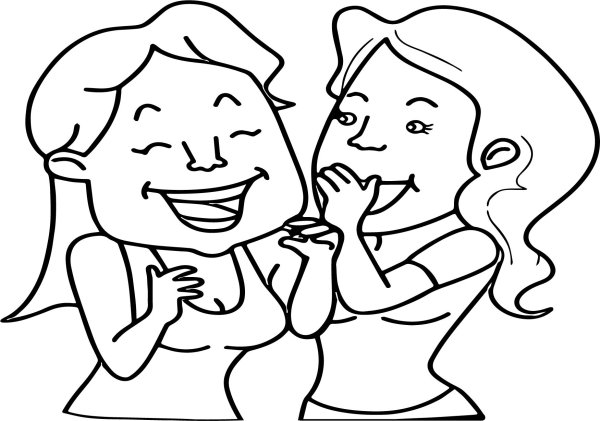 Общение раскраска