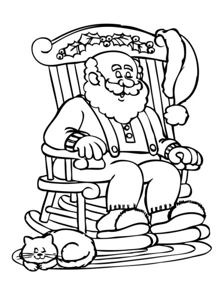 Раскраска дедушка