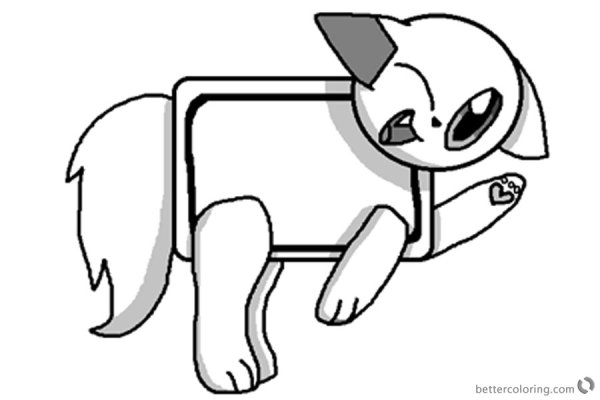 Nyan Cat раскраска