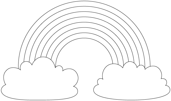 Радуга эскиз
