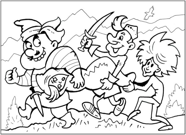 Кавказская пленница раскраски