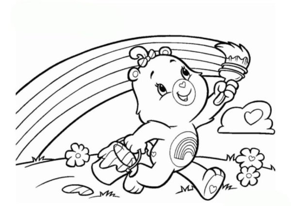 Раскраски для мальчиков Радуга