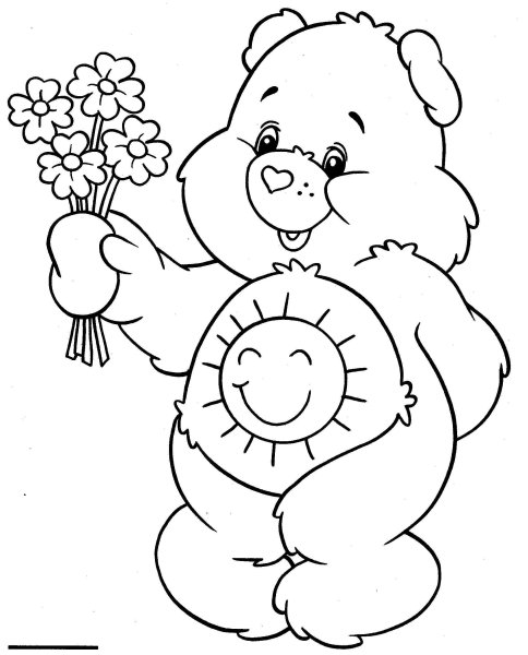 Care Bears раскраска