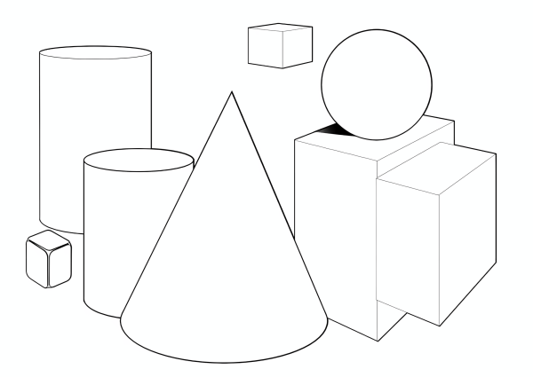 Объемные геометрические фигуры