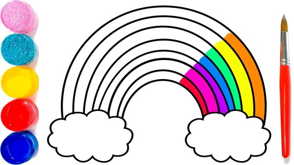 Раскрась радугу