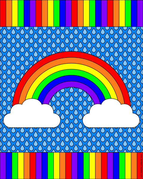 Радуга стилизованная