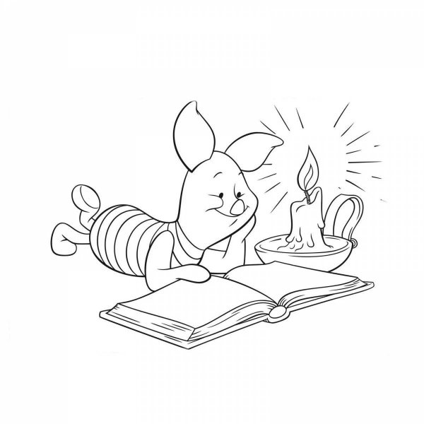 Чтение раскраска