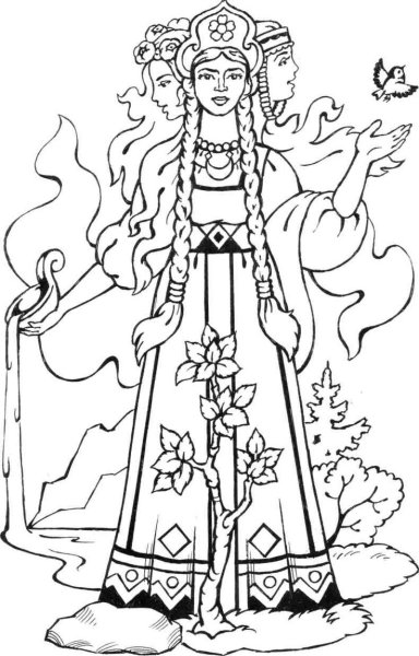 Триглава языческая богиня