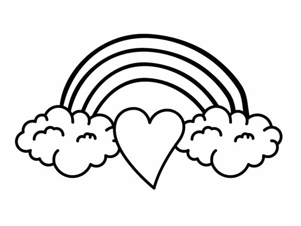 Arc-en-Ciel раскраска