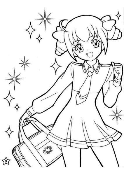 Раскраски аниме