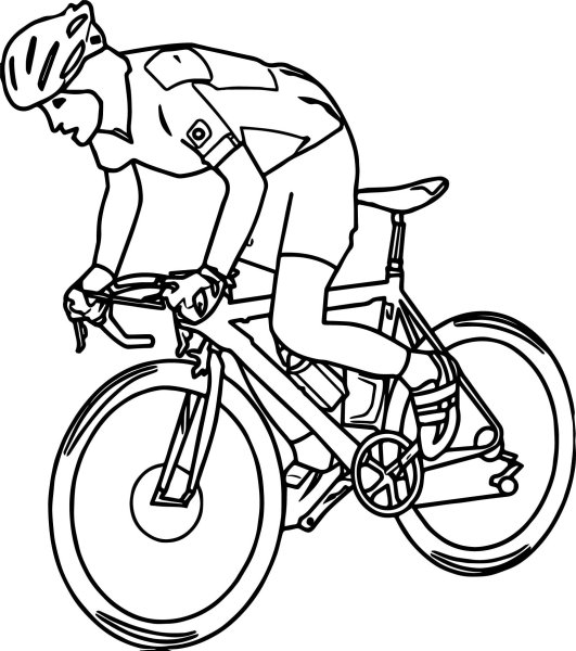 Велосипед раскраска
